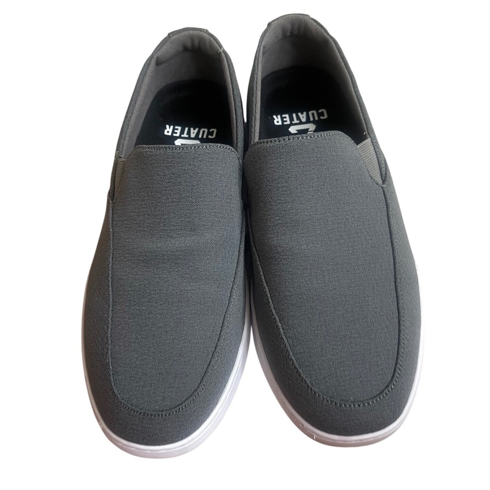 Cuater TravisMathew The Daily Mens 10 Grey Slip On Loafer Shoes used one time